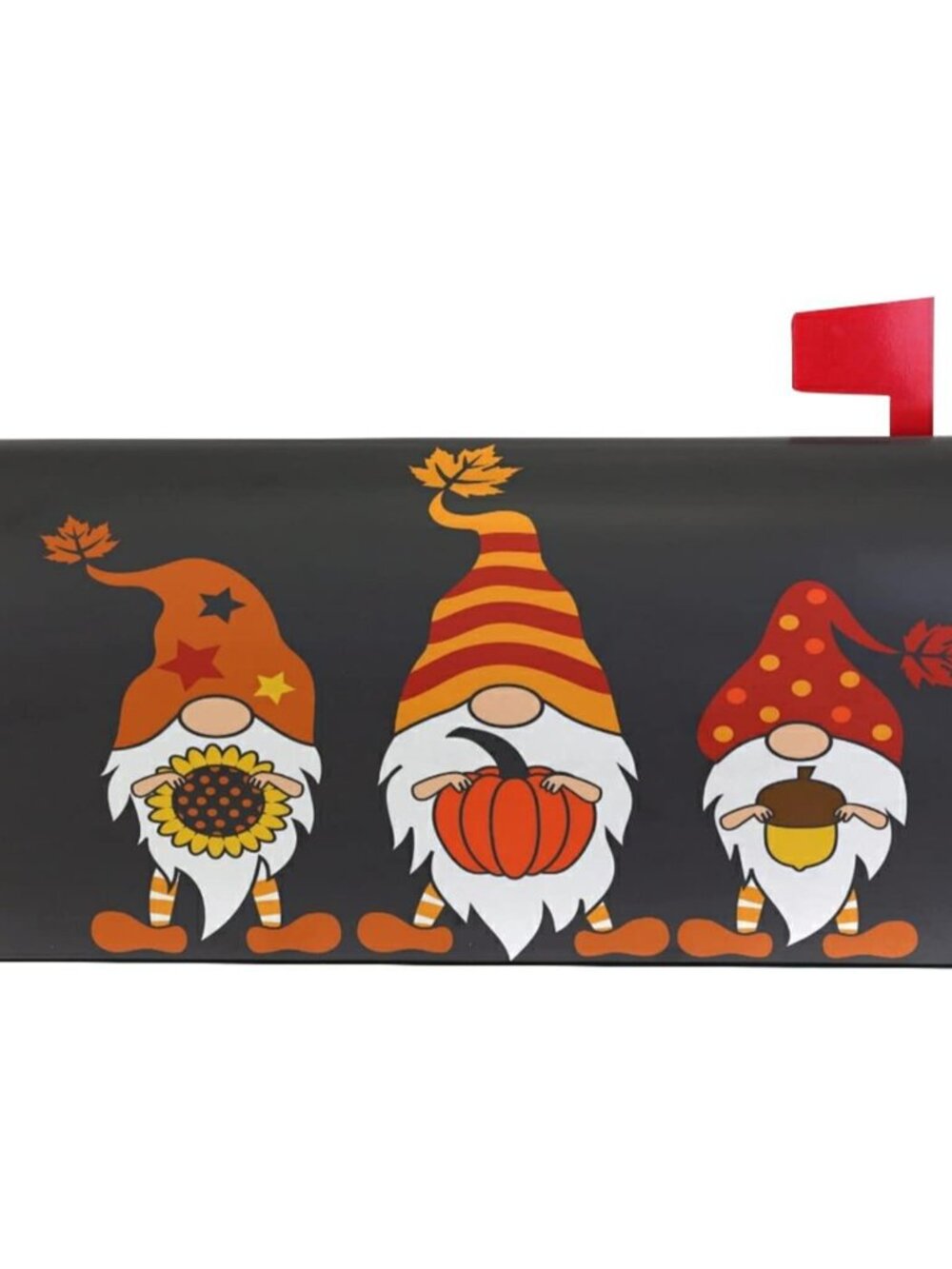 Thanksgiving Fall Gnomes Autumn Magnetic Mailbox Cover MailWraps Garden Yard Hom